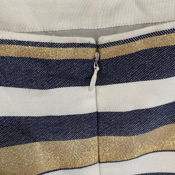 J.Crew Shiny Striped Mini Skirt - Picture 6 of 8